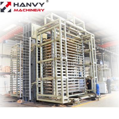 China Plywood Machinery Hanvy Plywood Machine 600Ton 4x8ft Playwood Hot Press For Plywood Production Line for sale