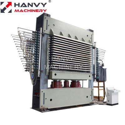 China Plywood/MDF Production Hanvy HY214*8/8B-10 800 Ton Plywood Face Film Press For Laminating Hot Press for sale