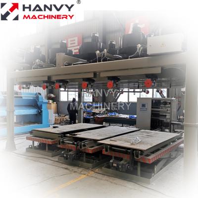 China PLYWOOD INDUSTRY Hanvy Plywood Machinery Siemens PLC 4*8ft Automatic Plywood Veneer Stacker with 3 bins for sale