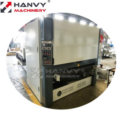 China Plywood Production Hanvy Plywood Machinery RRP 1300mm Plywood Calibrating and Sanding Machine for sale