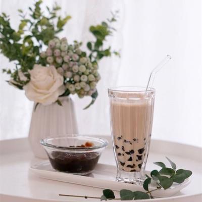 China Instantly Dissolved Newcomer DIY Jasmine Boba Pearls Instant Milk Tea Powder Light Soft Bubble Tea Kit With Straws for sale