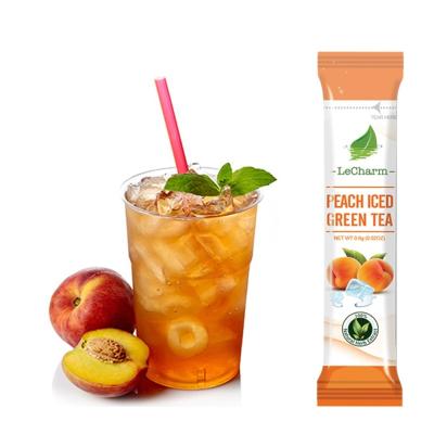 China Pure Fruity Tea Extract Drink Product Dissolved Extract Peach Iced Green Tea for sale