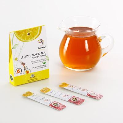 China Wholesale FlavorTea Instant Fruit Flavor Premix Powder Pure Natural Black Lemon Tea Extract for sale