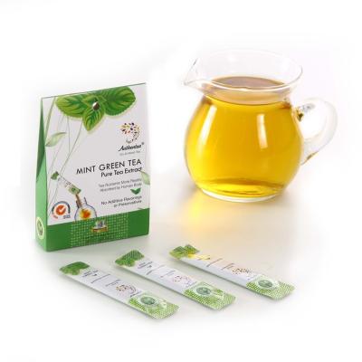 China Instant Tea Fresh High Quality Mint Menthol Powder Green Tea for sale