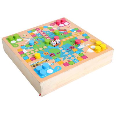 China Factory direct sale children's chess toys educational wooden games for sale