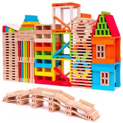 China Playing Factory Direct Sale Children Building Blocks To Build Wooden Toys Games for sale