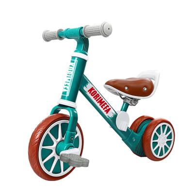 China Flat Earth KORIMEFA 2 in 1 Baby Balance Bike with Detachable Pedals Baby Tricycle Toddlers Walking Bicycle for 12-36 Months for sale