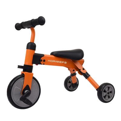 China Wholesale Kids Folding Tricycle Korimefa CE Approved Baby Tricycle Car Balance Toys Easy 2 in 1 Fold Tricycle for sale