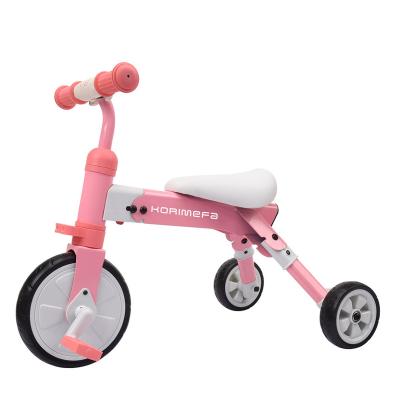 China Ride on Toy 2 in 1 Child Folding Tricycle Baby Balance Bike and Kids Tricycle for Riding for sale