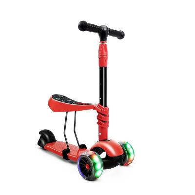 China Kid Korimefa Kids Kick Scooter For 3-8 Years Child 3 Wheels Children Seated Scooter for sale