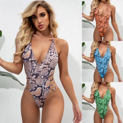 China High Quality Breathable Custom Made Leopard Print Swimsuit Fitness Swimwear One Piece Women for sale