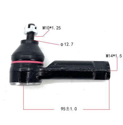 China SUSPENSION AUTO PARTS FOR MAZDA M2 M14*1.5 TIE BALL END MB10-32-280 M10*1.25 for sale