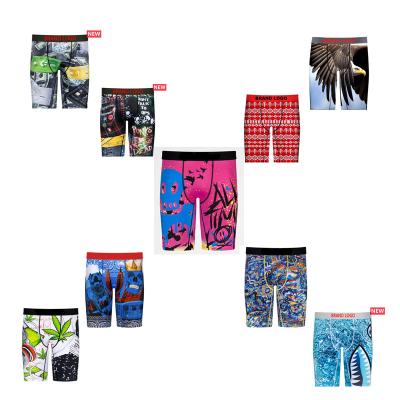 China Custom Wholesale Designer Swim Trunks Men OEM Seller Underwear High Quality Breathable Plus Size Boxers Briefs For Men for sale