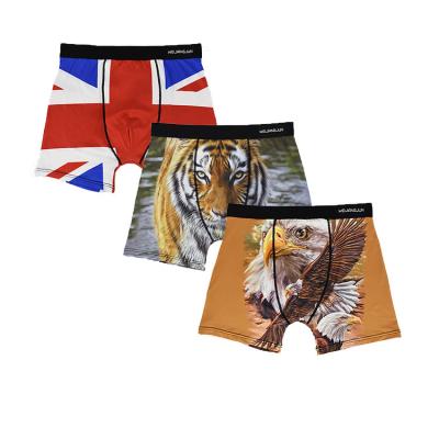 China Tiger Underwear Men's Boxers Briefs And Mid Waist Men's Boxers Anti-Static Hot Sale Modal Male Underwear Panties For Men for sale