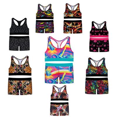 China Breathable Gym Clothes Women Sports Sets Active Women 2023 OEM/Odm Logo Customization Short Sets For Workout Wear for sale