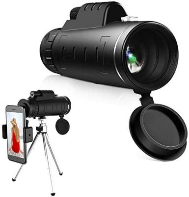 China Portable Telescope 40x60 Bracket Mobile Phone Camera Telescope A112 High Magnification Monocular Telescope for sale