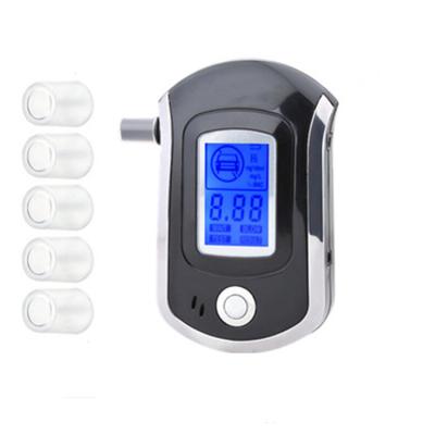 China Portable Handheld Type Alcohol Tester Air Blow Type Precision Alcohol Digital Alcohol Tester Blow Tester with 5 Fans AT6000 for sale