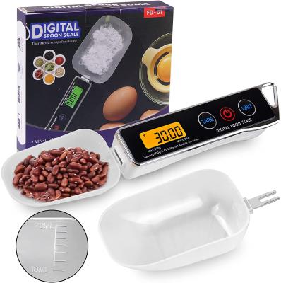 China WITH LID Kitchen Measuring Spoon-digital gauge 2-in-1 for accurate food weight and volume measurement suitable for solid/liquid/powder for sale