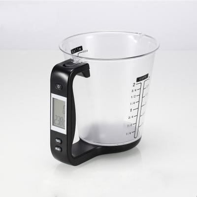 China With Scale Tray New Design Digital Cup Measuring Liquid And Food for sale