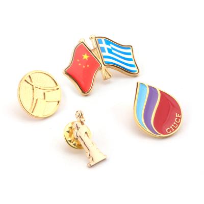 China Custom 3D Metal Enamel Pin Badge Brooch For Backpack for sale