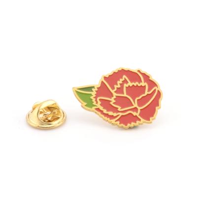 China Custom Europe Insignia Metal Gun Gold Reverse Pins Hard Enamel for sale