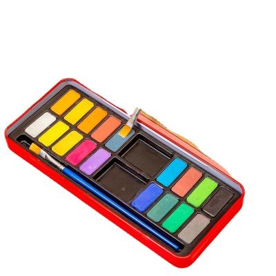 China Hot Sale Washable Artist Grade Travel Pocket Solid Paint Set for sale