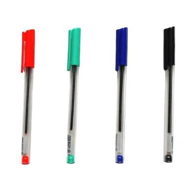 China Office & 50pcs school pen hot sale tip cheap plastic ball pen for one box for sale