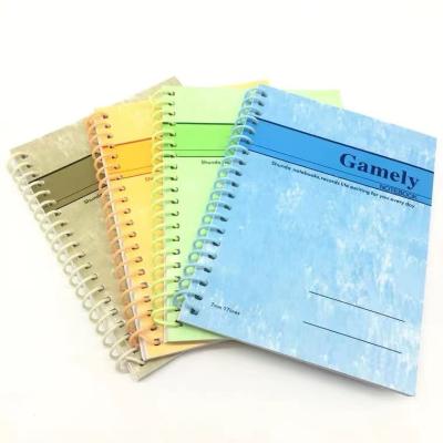 China Eco-friendly paper sprial notebook/office and school paper meetings spiral notebooks/spiral exercise notebook for sale