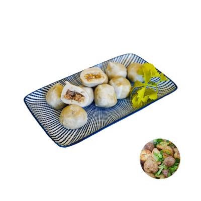 China Hot Selling Sugar Free Products Bamboo Spoons Hog Fish Ball For Personal Hot Pot for sale