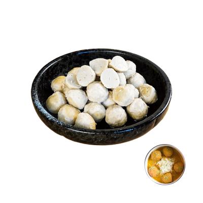 China 2021 Hot Selling Amazon Milkfish Sugar Free Small Fish Balls For Instant Soup for sale