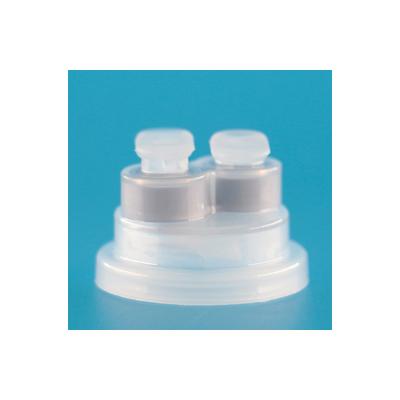 China Non Spill High Quality Disposable Environmental Friendly 30 Mm Double Valve Lid For Medical Infusion Bottles Or Bags for sale