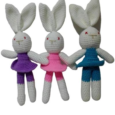 China Plush Hand Knitted Rabbit Plush Toy for sale