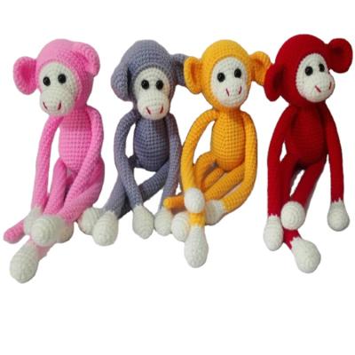 China Plush Hand Knitted Plush Monkey Toy for sale