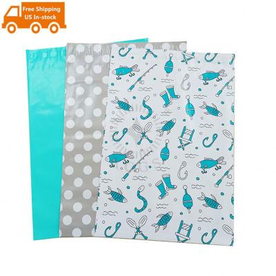 China US Recyclable Stock Poly Mailing Bags For Clothes Multiple Uses Colorful Real Factory Mailers 10x13 Large Poly for sale