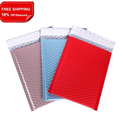 China Wholesale Shock Resistance Fast Delivery Within 7 Days Padded Metallic Bubble Shipping Mailer Bags For Gifts Clothes Packaging for sale