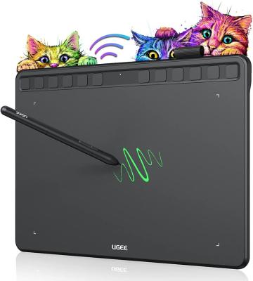 China OEM UGEE S1060W Plastic 10 Inch Tablet Graphics Drawing Graphics Tablet 2.4G Wireless Pen Tablet For Beginners Tableta Grafica for sale