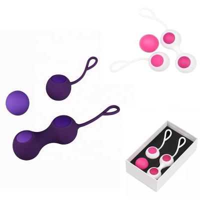 China Tightening Ben Wa Balls Pelvic Weighted Female Kegel Balls Bladder Control Devices Floor Exercise Sex Toys Women Adult Kegel Balls Different for sale