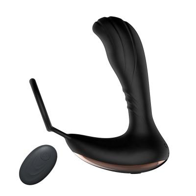 China Adult Products Remote Control Vibrating Panties Silicone Anal Toys 2 In 1 Remote Control Butt Plug Trainer For Women Soft Silicone Massager for sale