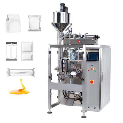 China machinery & Automatic High Viscosity Detergent Dishwashing Hand Material Sachet Liquid Soap Viscous Filling And Sealing Machine for sale