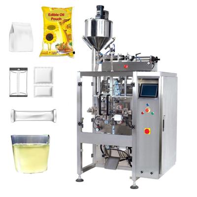 China machinery & Equipment Small Automatic 100ml 30ml 1 Liter Corn Peanut Mustard Palm Edible Coconut Cooking Vegetable Olive Sachet Oil Fill Seal Machine for sale