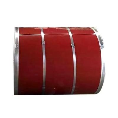 China New type0.12-1.2 white-gray color pipe netting coated coil red color coated coil fixed length Kaiping color steel coil for sale