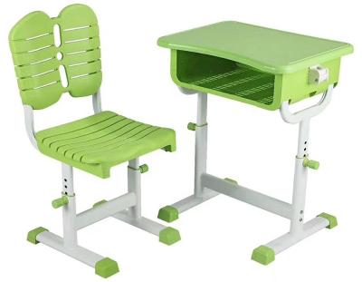 China Sustainable& school furniture comfortable school simple desk and chair classroom desk and chair for sale