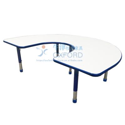 China Eco - Friendly Kindergarten Table Chair U - Shaped Multi Person Table Can Be Matched With Multiple Chairs for sale