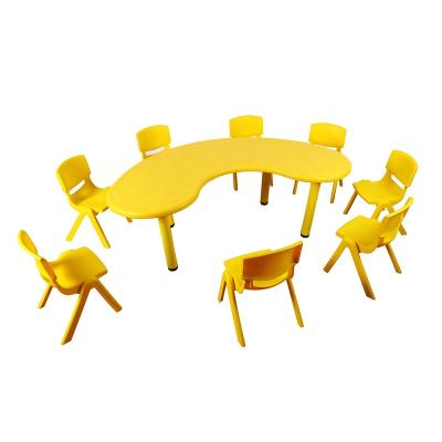 China Strong kindergarten furniture colorful table&chair KT104 for sale