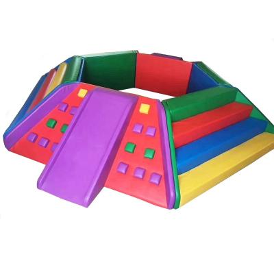 China Kindergarten Soft Playground Multifunctional Hexagon Ball Pool for sale