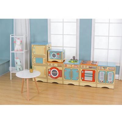 China High End Kindergarten Children's Simulation Kitchen For Exercising Hands-On Ability for sale