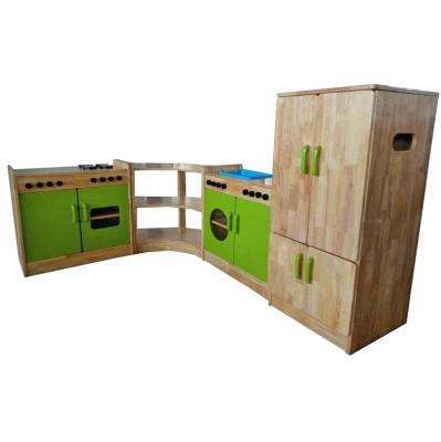 China High End Kindergarten Children's Simulation Kitchen For Exercising Hands-On Ability for sale