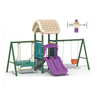 China High Quality Outdoor Amusement Park Playground Kids Swing And Slide for sale