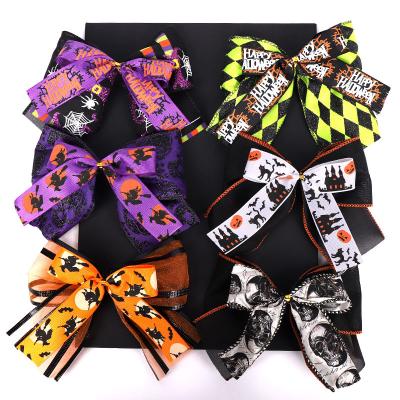 China Popular Wholesale Halloween Props Grosgrain Ribbon Bow Decorative Mini Bow Party for sale