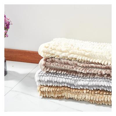 China Factory Direct Selling Living Room Bathroom Plush Modern Chenille Super Soft Non-slip Rug Modern Style for sale